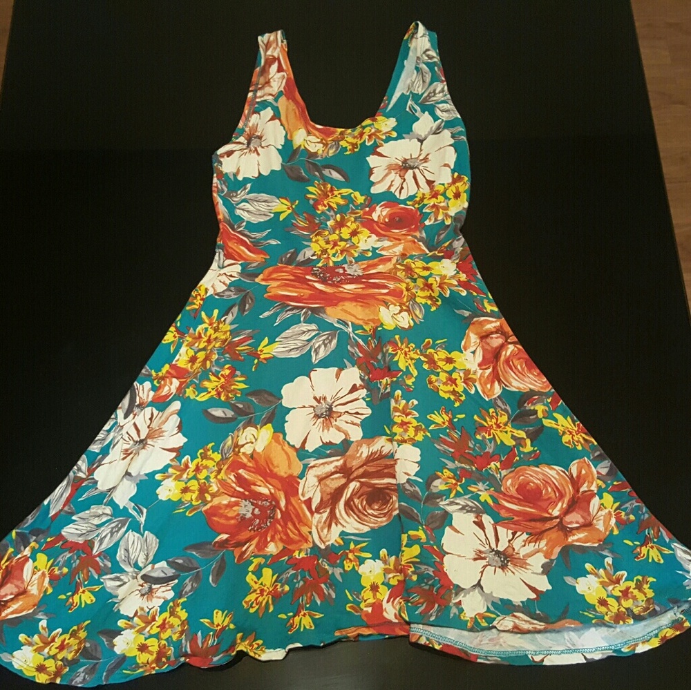 Floral printed dress